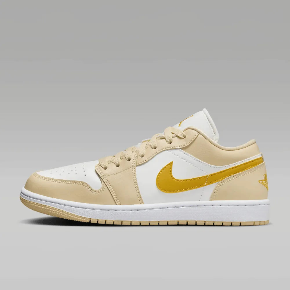 AJ 1 Low - Pale Vanilla White Yellow Ochre