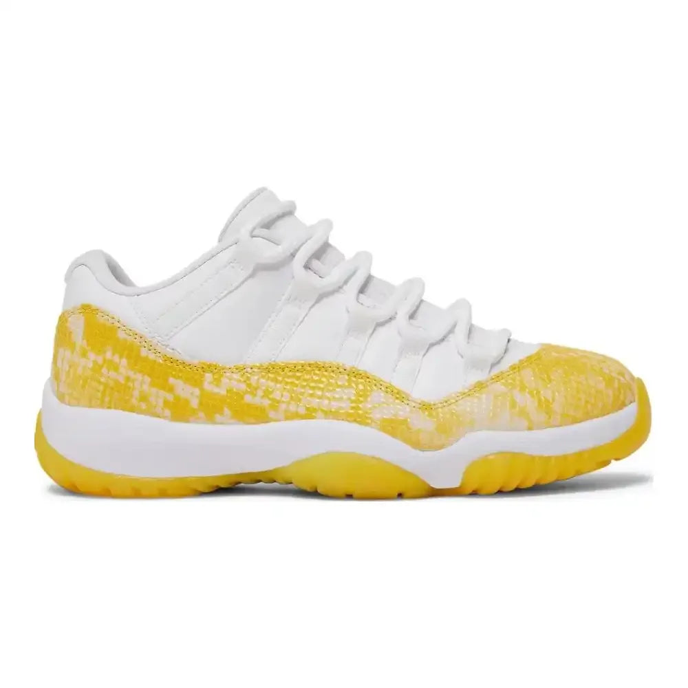 AJ 11 Low - Yellow Snakeskin