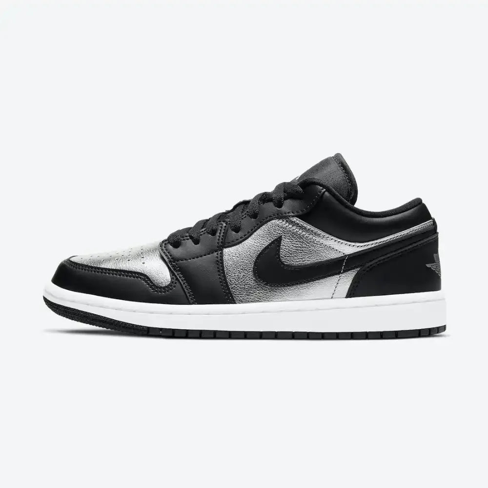 AJ 1 Low - Black Metallic Silver