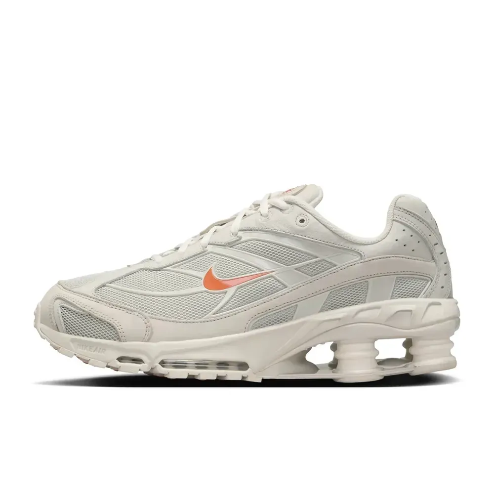 NK Shox Ride 2 Light Bone Turf Orange