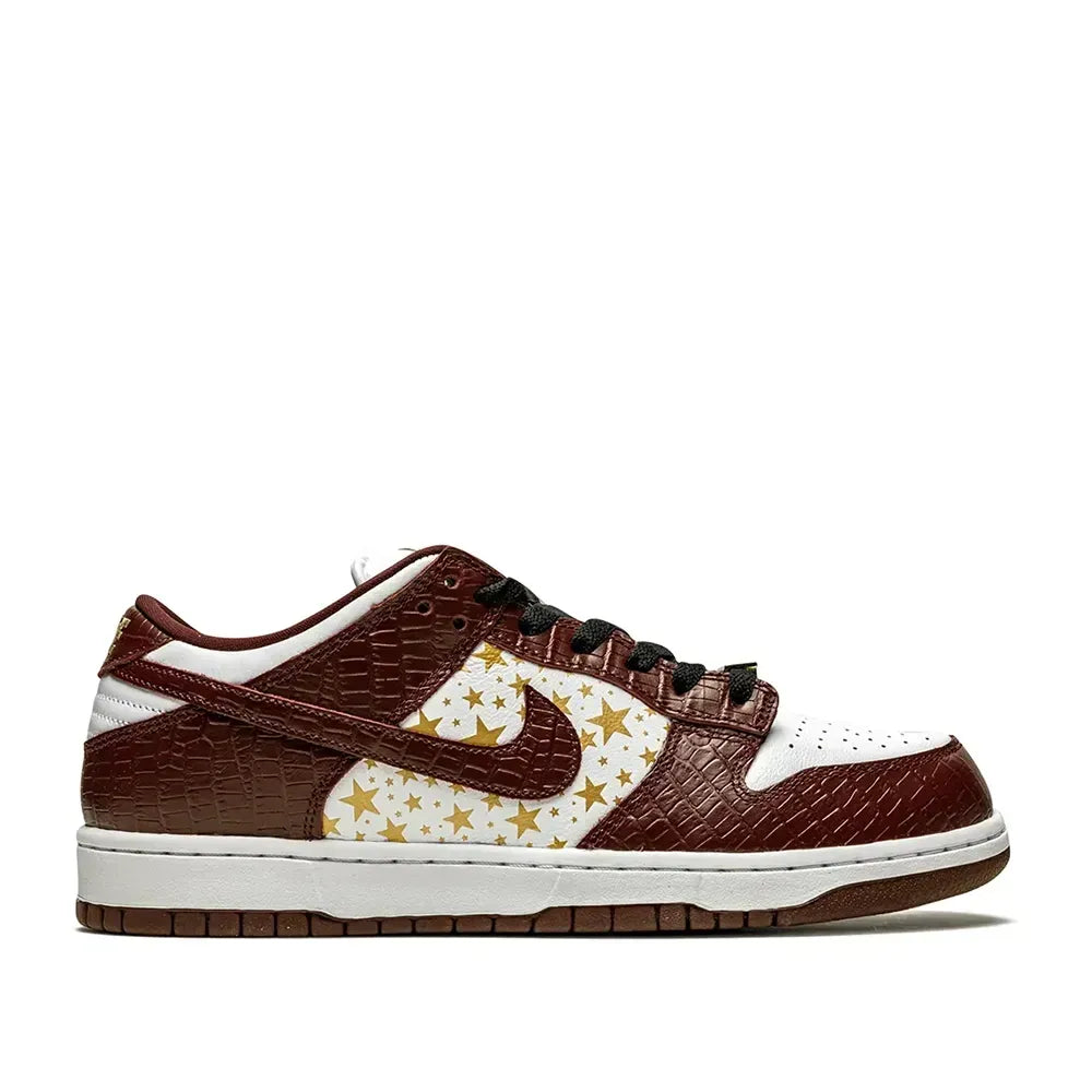 SUP x NK SB Dunk Low Stars Barkroot Brown