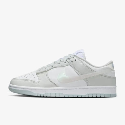 NK Dunk Low - Iridescent Swoosh Photon Dust White Blue Ice MultiColour