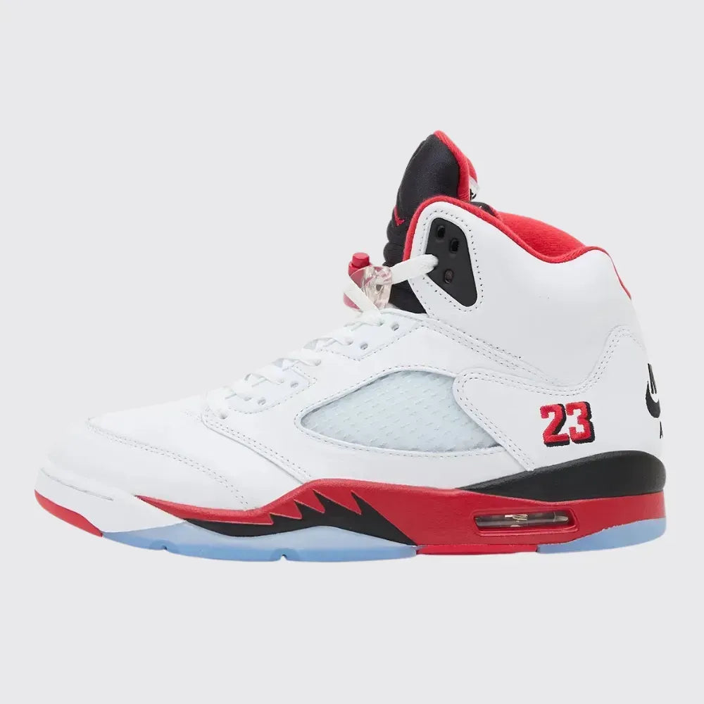 AJ 5 - Fire Red Black Tongue