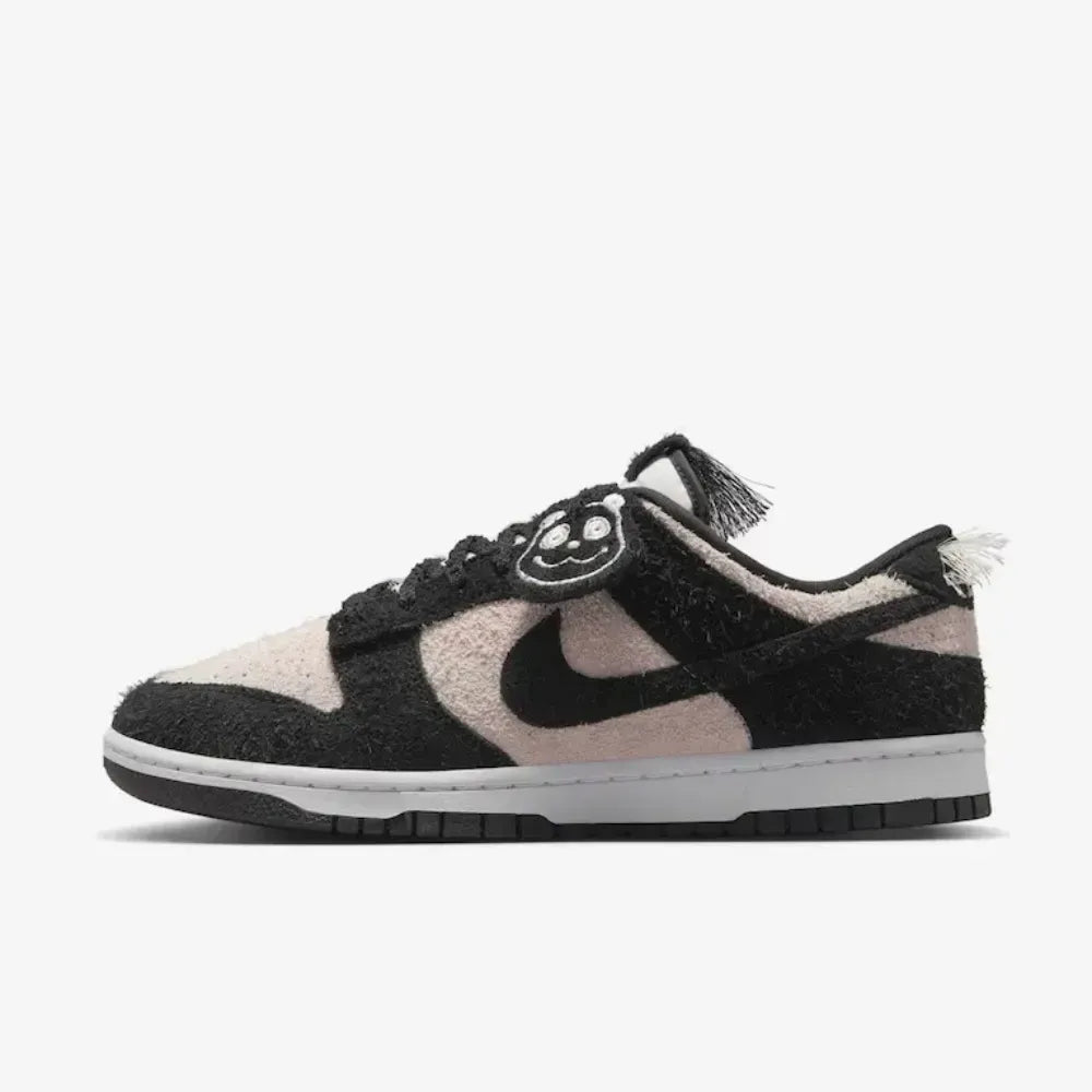 NK Dunk Low - Panda Monium Black Suede