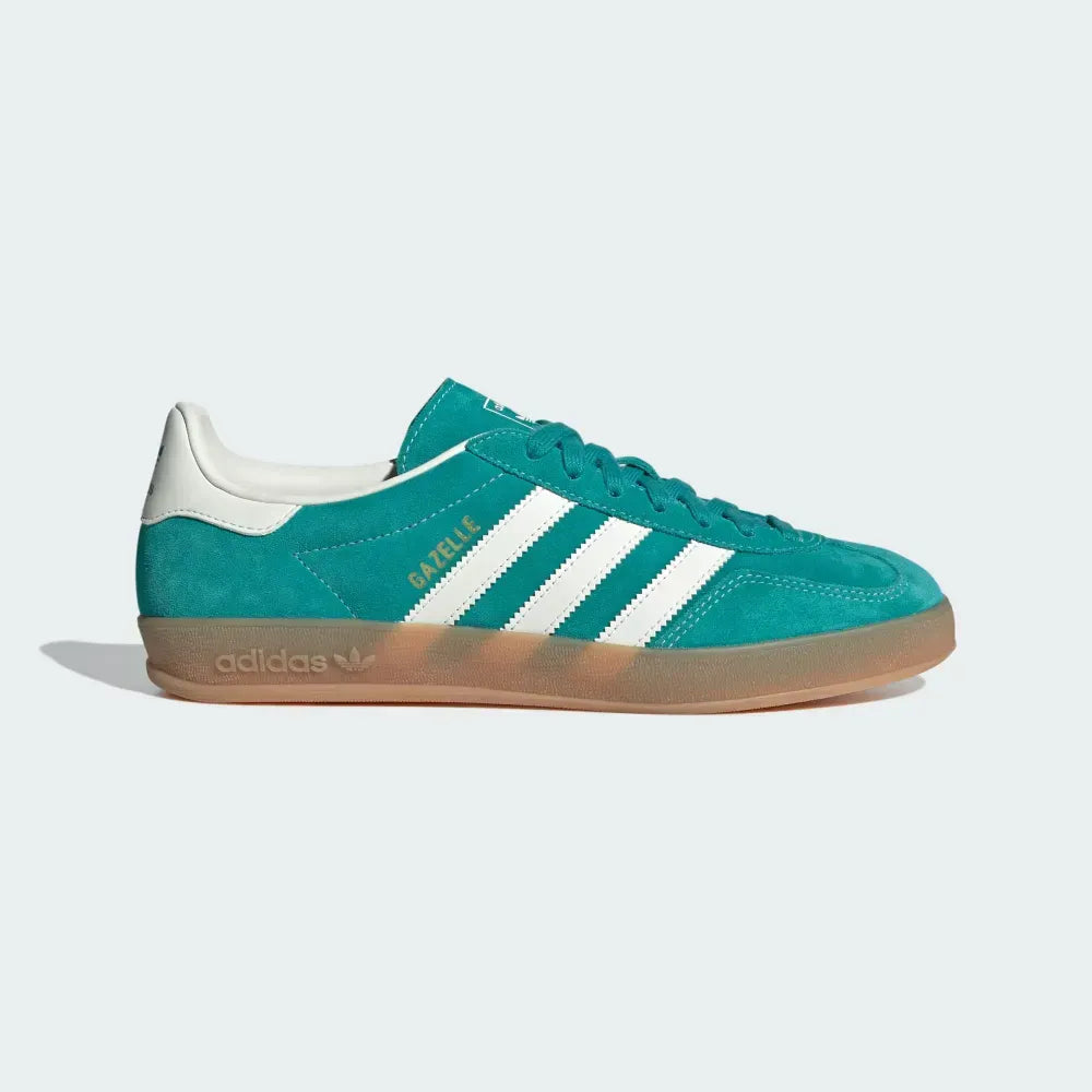 Ad Gazelle Indoor - Pure Teal/Off White/Gold Metallic