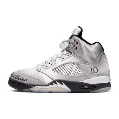 AJ 5 - Wings Medium Grey Metallic Silver