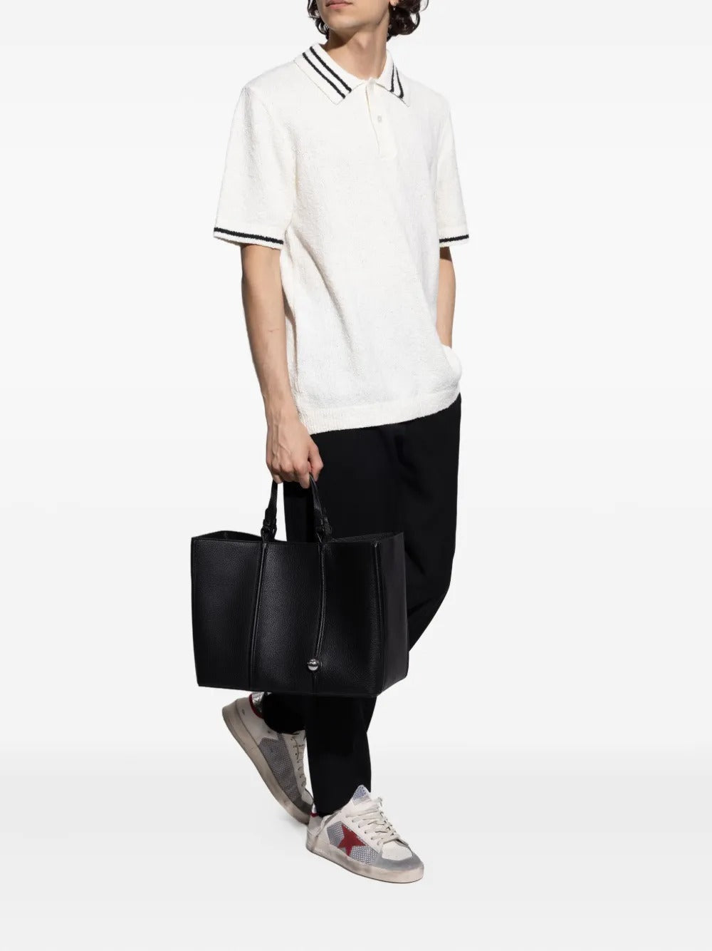 GGS Stardan Sneakers – Grey Mesh/Red Star