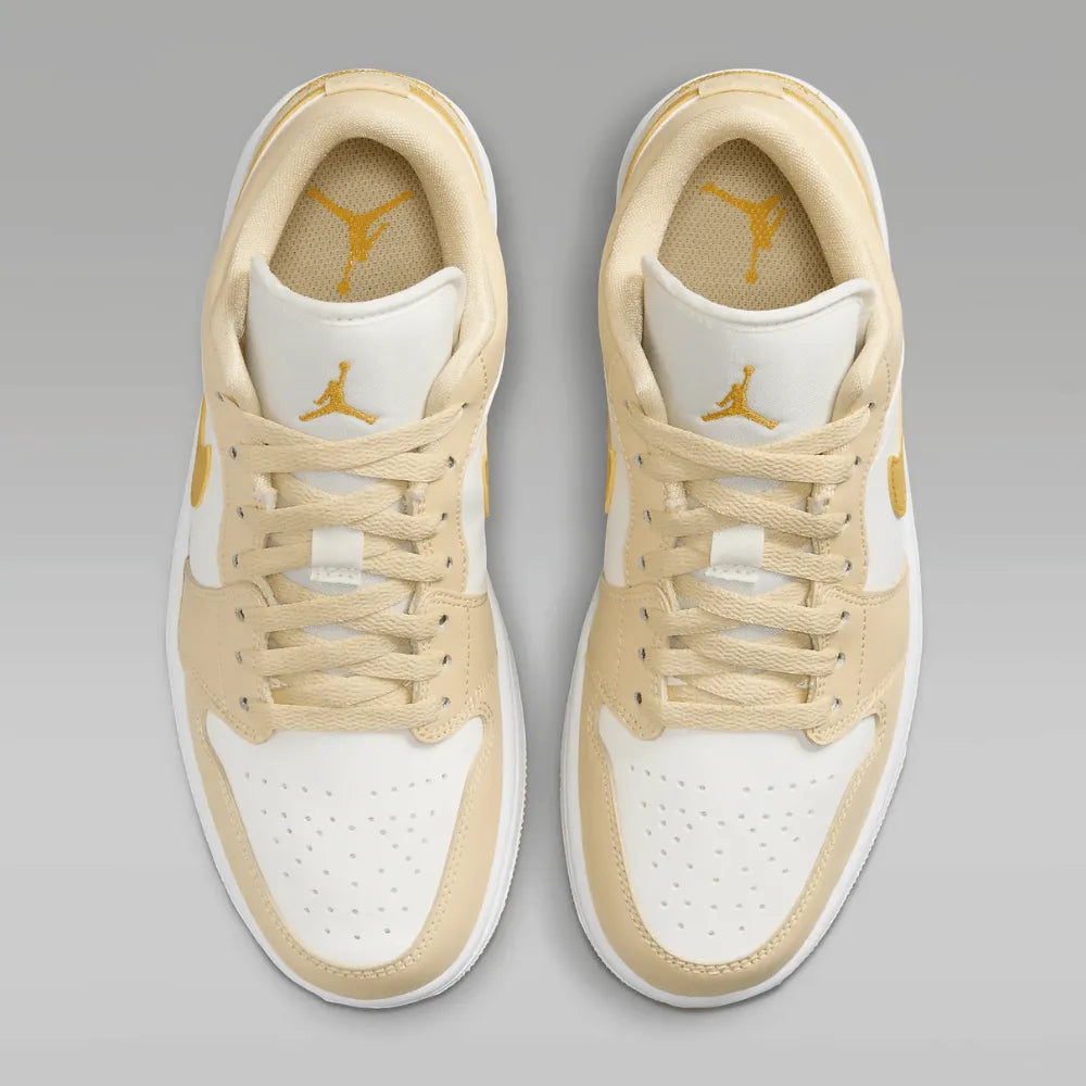 AJ 1 Low - Pale Vanilla White Yellow Ochre