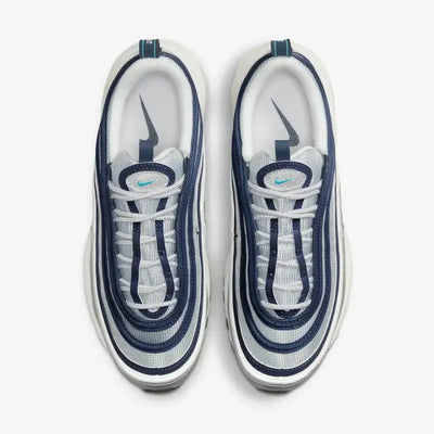 NK Air Max 97 - Metallic Silver/Chlorine Blue