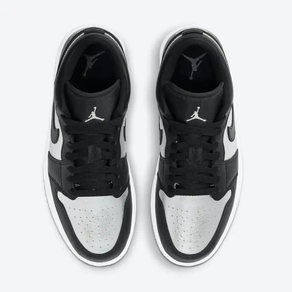 AJ 1 Low - Black Metallic Silver