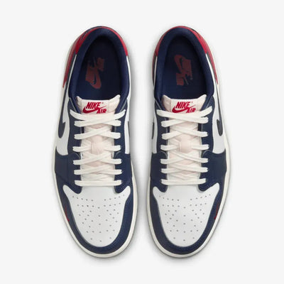 AJ 1 Low - Gym Red Midnight Navy