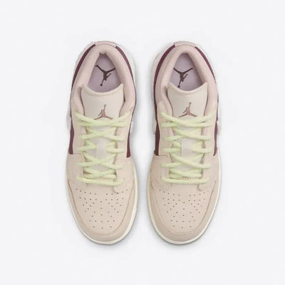 AJ 1 Low - Fur Swoosh Pink Oxford