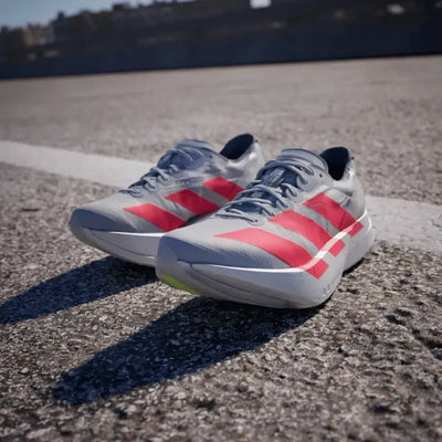 Ad Adizero Adios Pro 4 Grey Two Lucid Red