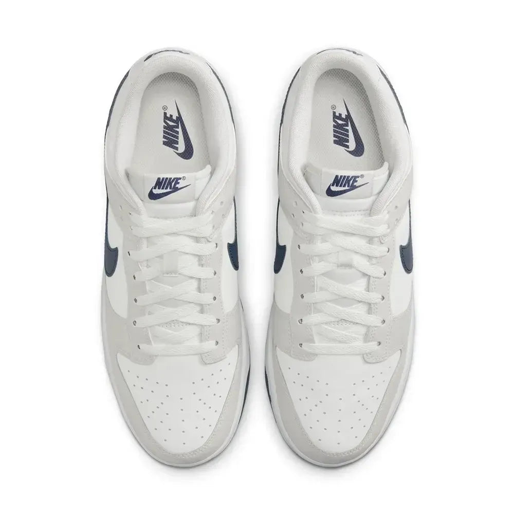 NK Dunk Low - Retro White Midnight Navy