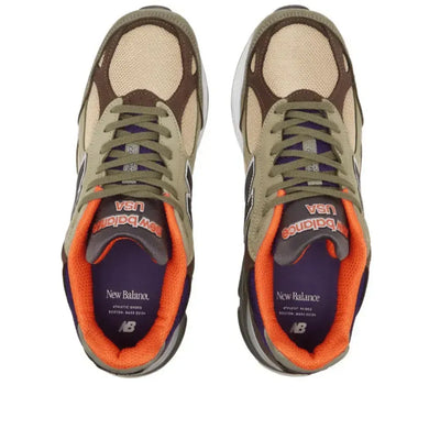 TD x NB 990v3 MiUSA – Khaki/Orange