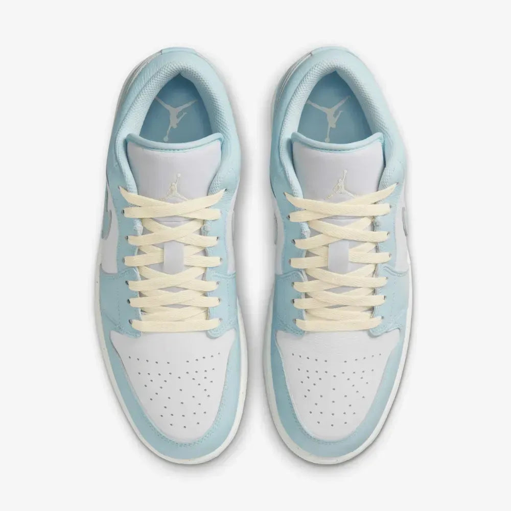 AJ 1 Low - Glacier Blue Summit White
