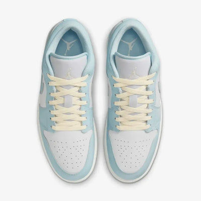 AJ 1 Low - Glacier Blue Summit White