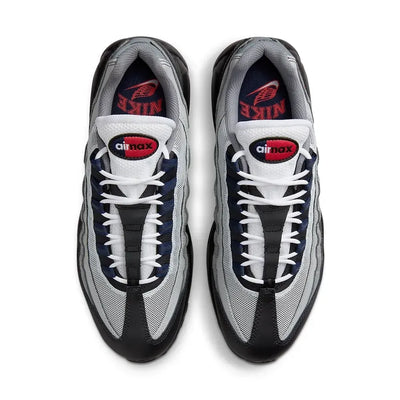 NK Air Max 95 Smoke Grey Track Red