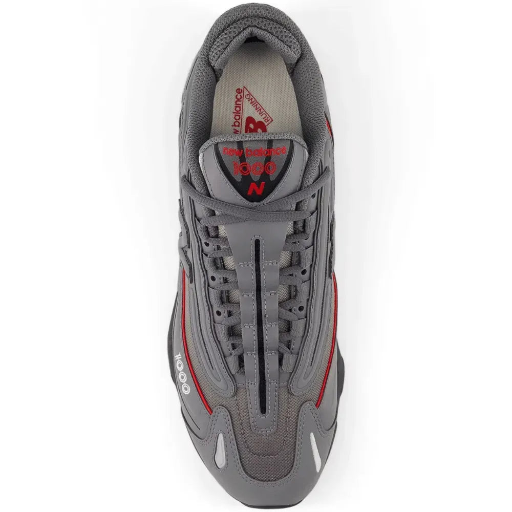 NB 1000 – Grey/Bright Red