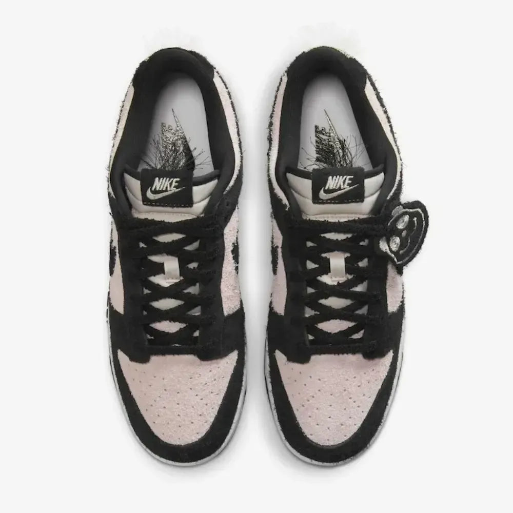 NK Dunk Low - Panda Monium Black Suede