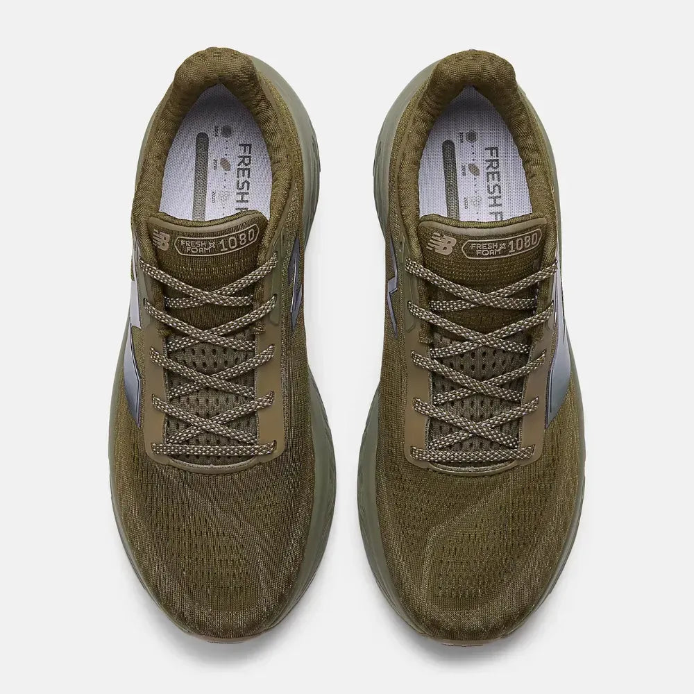 NB Fresh Foam X 1080v14 Woodland Dark Olivine Raw Leather