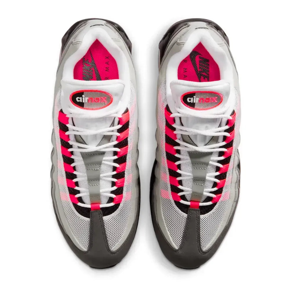 NK Air Max 95 Medium Ash Solar Red