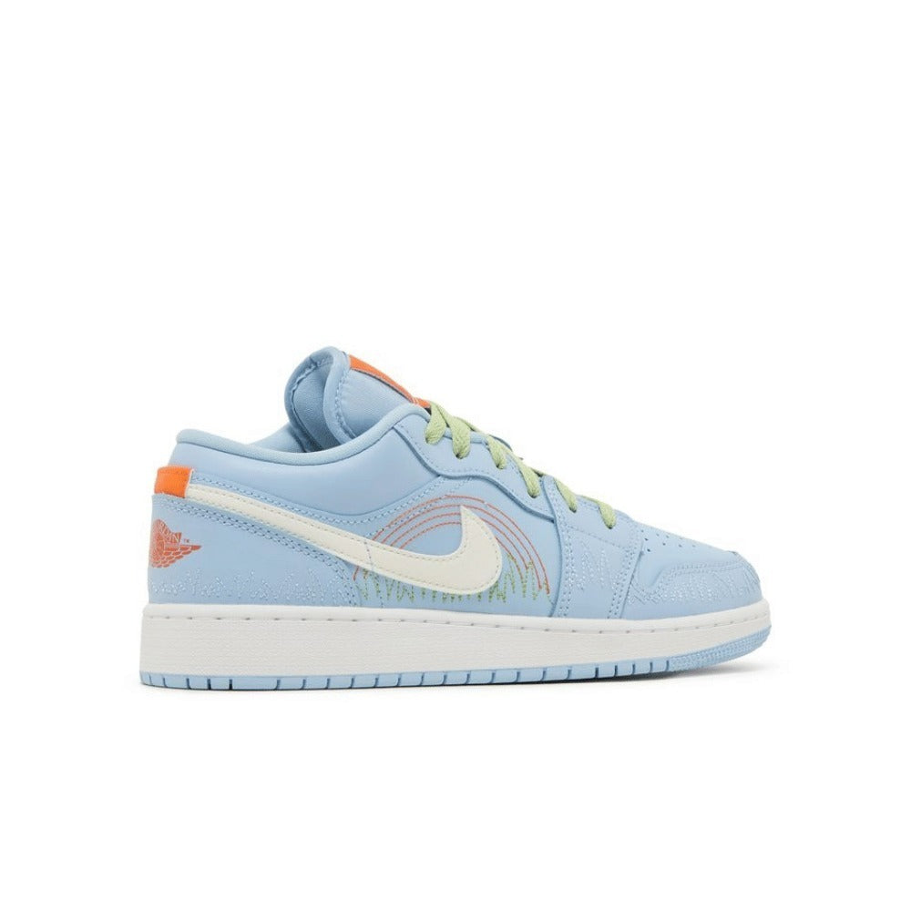 AJ 1 Low - Blue Stitch