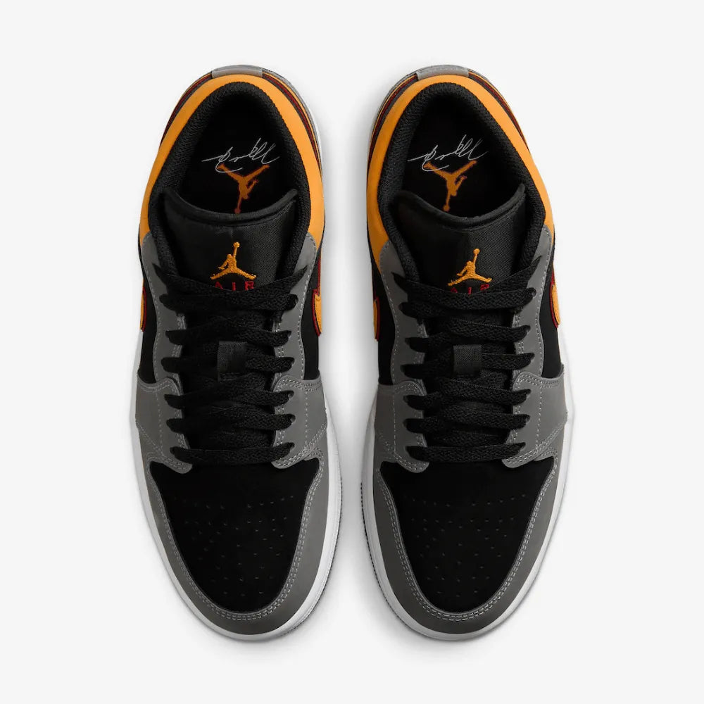AJ 1 Low - Black Vivid Orange