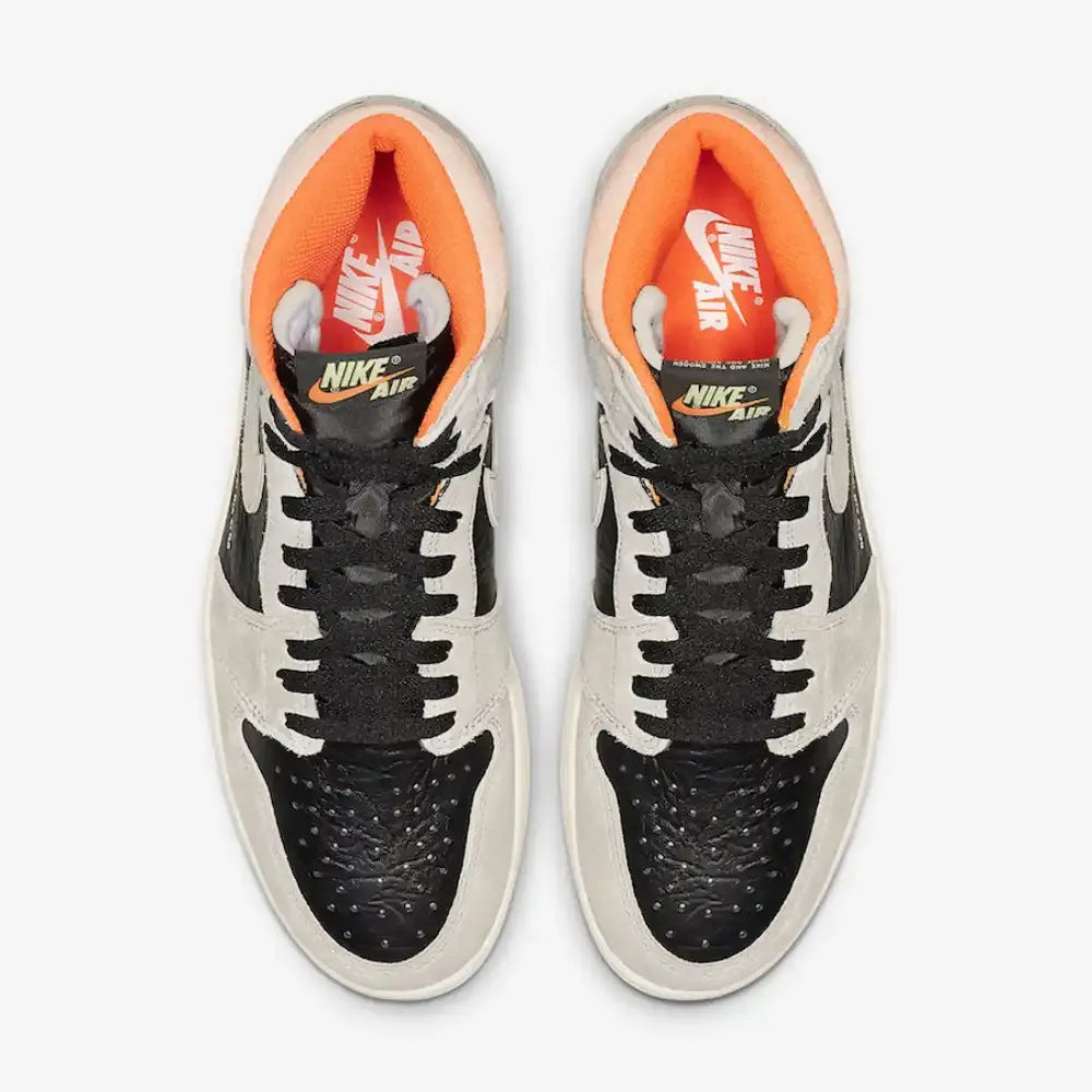 AJ 1 - Neutral Grey Hyper Crimson