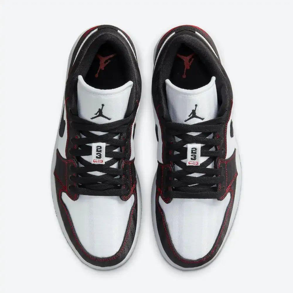 AJ 1 Low - Utility White Black Red