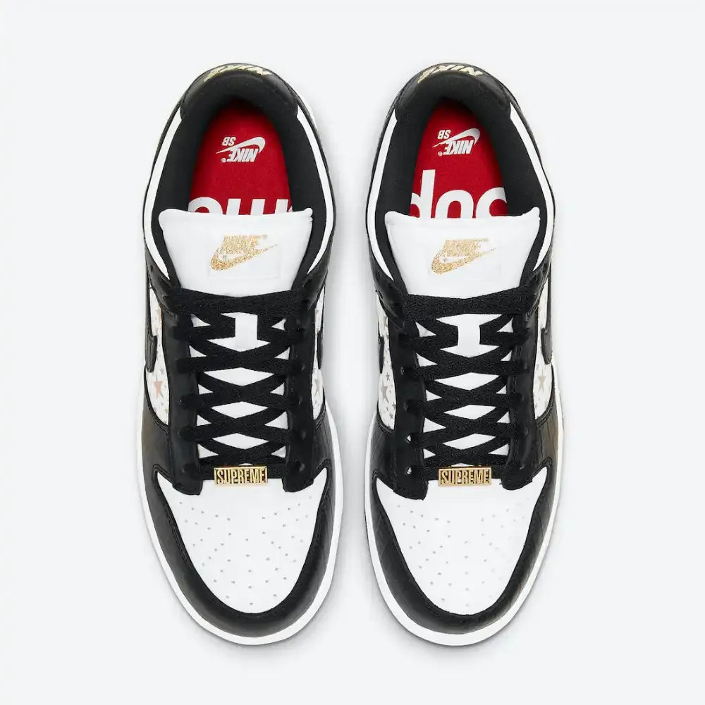SUP x NK SB Dunk Low Stars Black