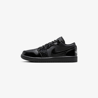 AJ 1 Low - Black Croc