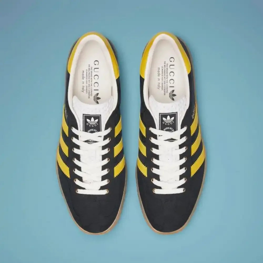 Ad x GC Gazelle GG Canvas - Black/Yellow