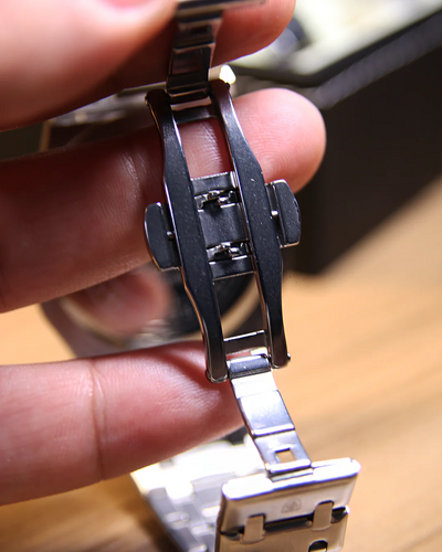 Octagon Steel Watch – Blue