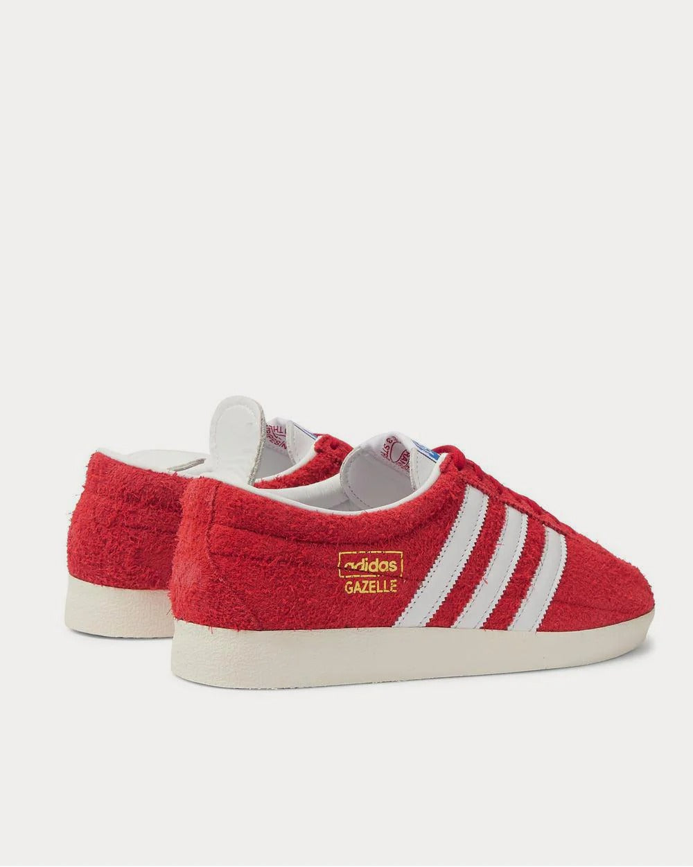 Ad Gazelle Vintage - Trimmed Brushed Suede Red
