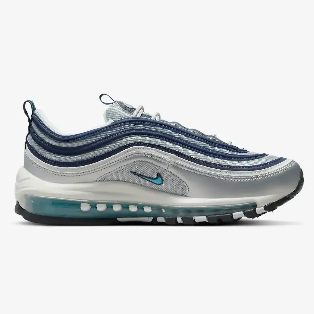 NK Air Max 97 - Metallic Silver/Chlorine Blue