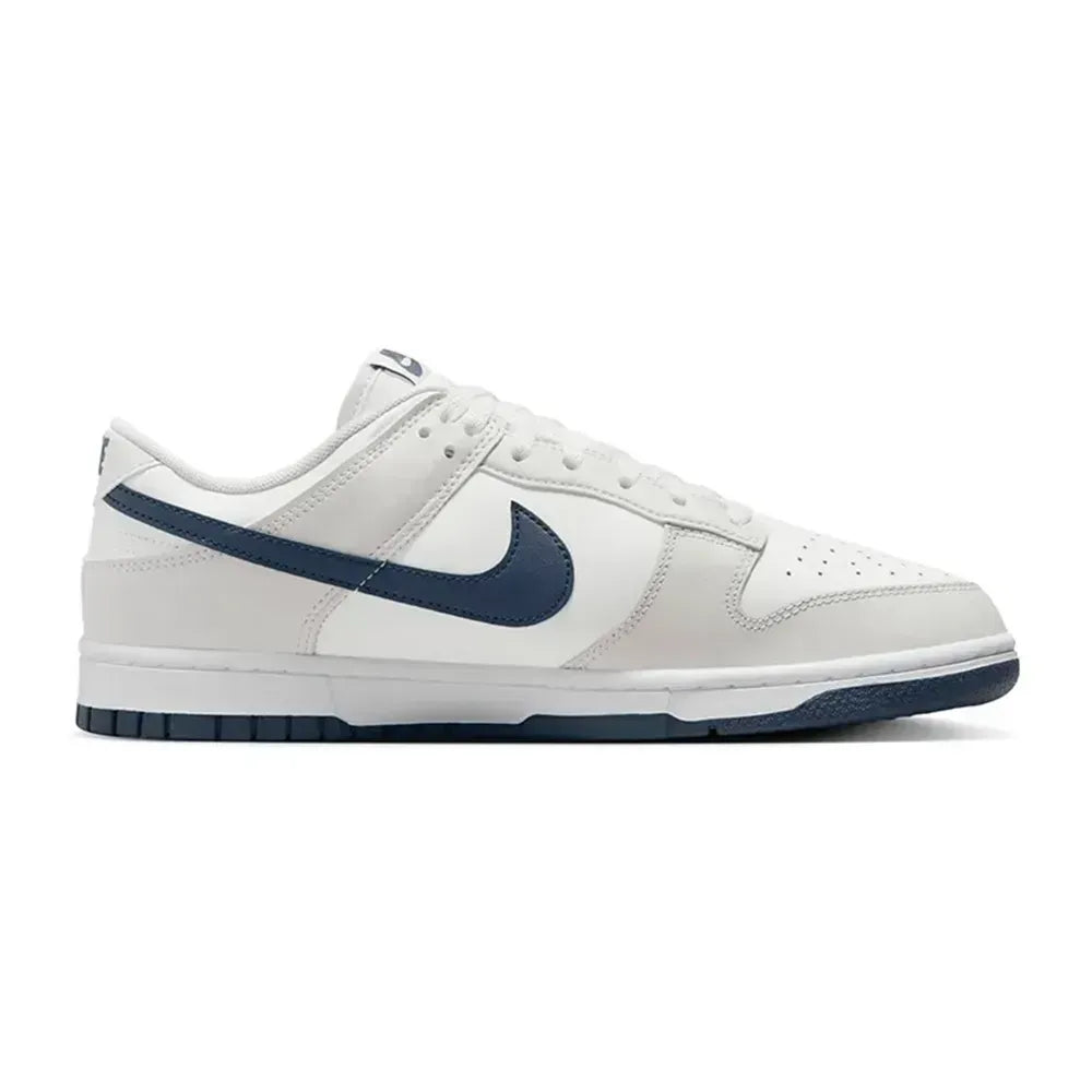 NK Dunk Low - Retro White Midnight Navy
