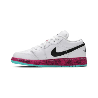 AJ 1 Low - Multi Color Midsoles White