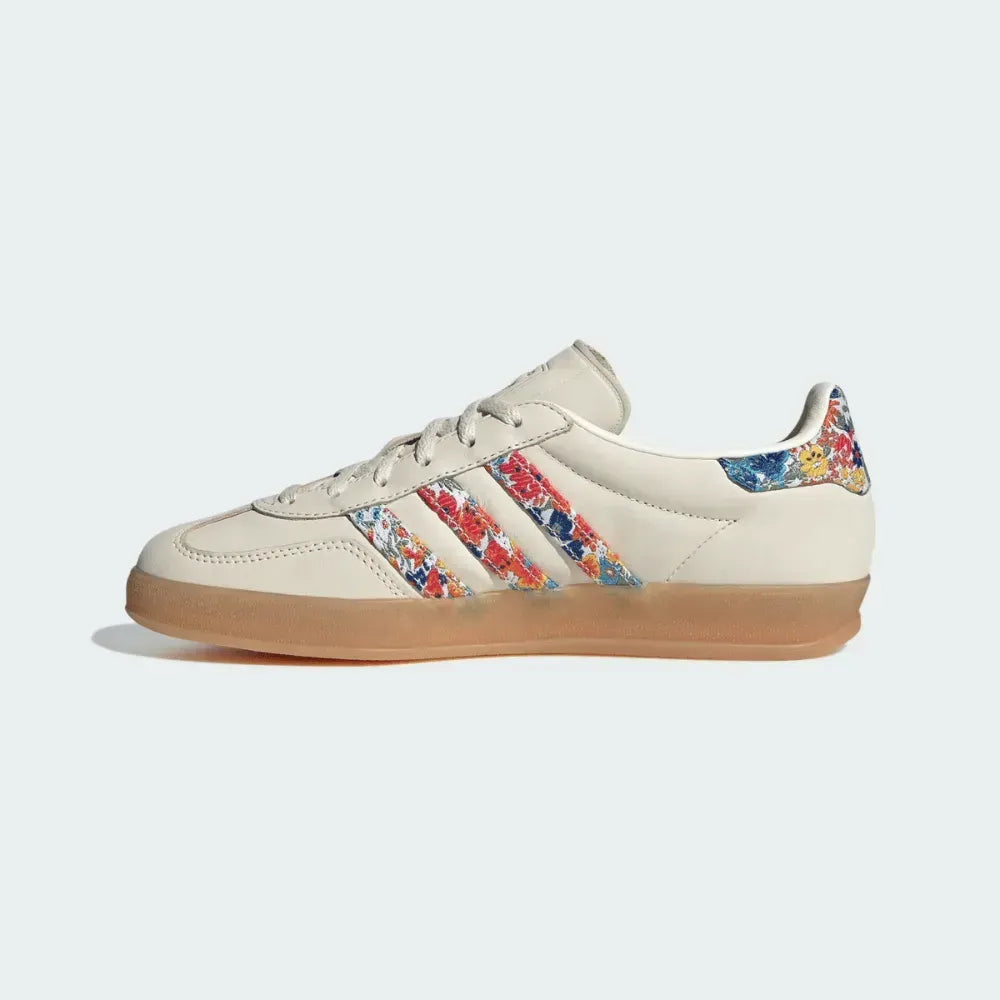 Ad Gazelle Indoor x LBT - Off White/Gold Metallic/Gum