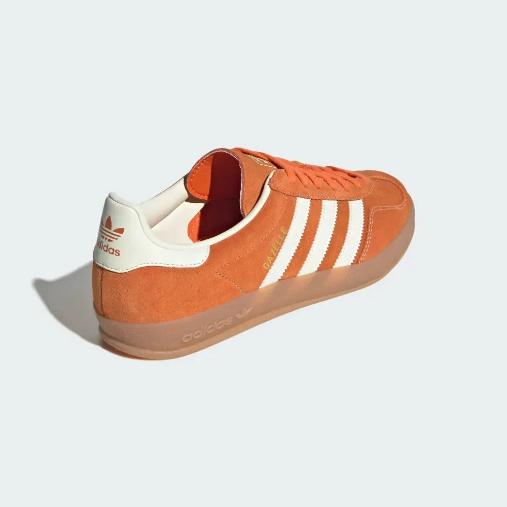 Ad Gazelle Indoor - Orange/Off White/Gold Metallic