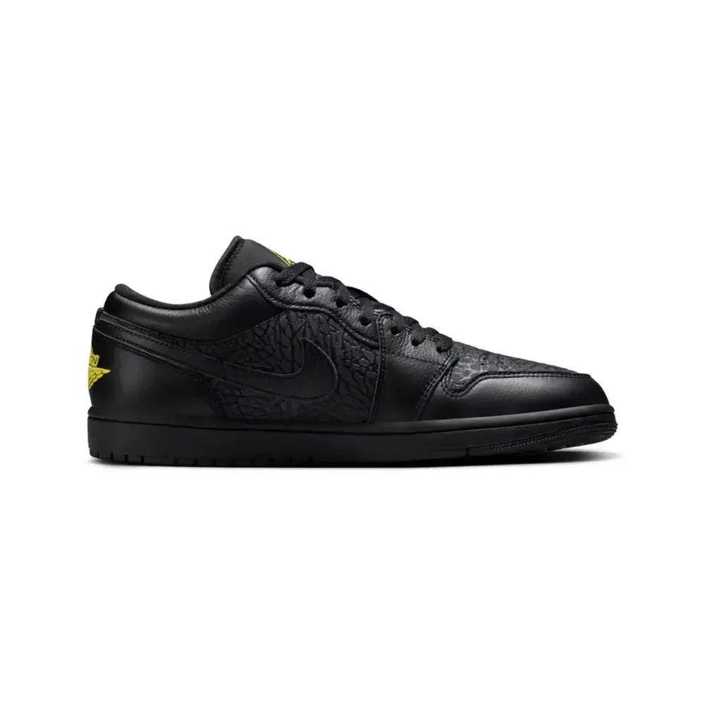 AJ 1 Low - Elephant Print Black Yellow