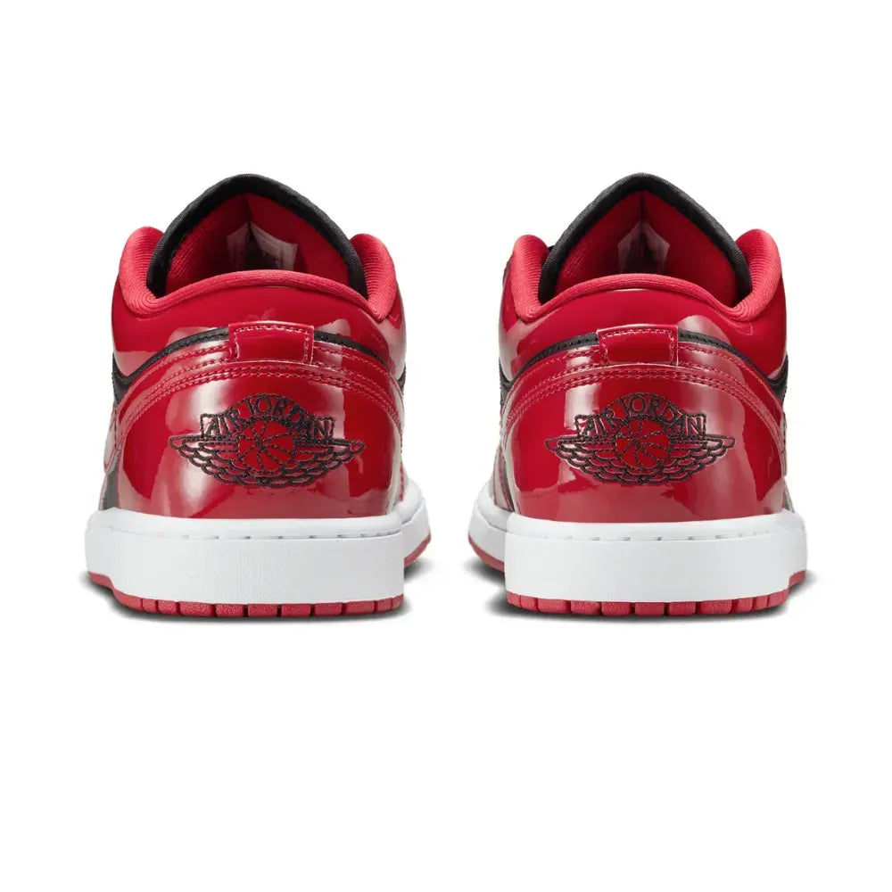 AJ 1 Low - Patent Varsity Red Black