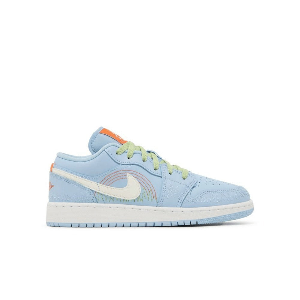 AJ 1 Low - Blue Stitch