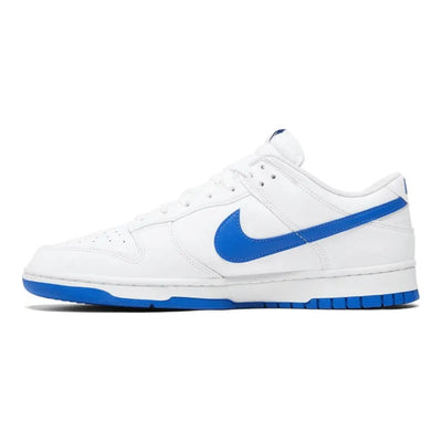 NK Dunk Low - White Hyper Royal