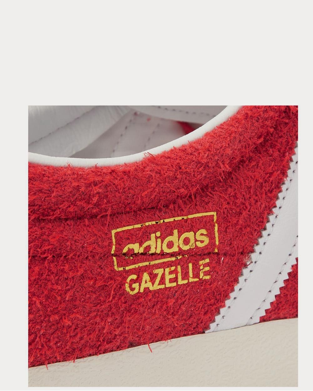 Ad Gazelle Vintage - Trimmed Brushed Suede Red