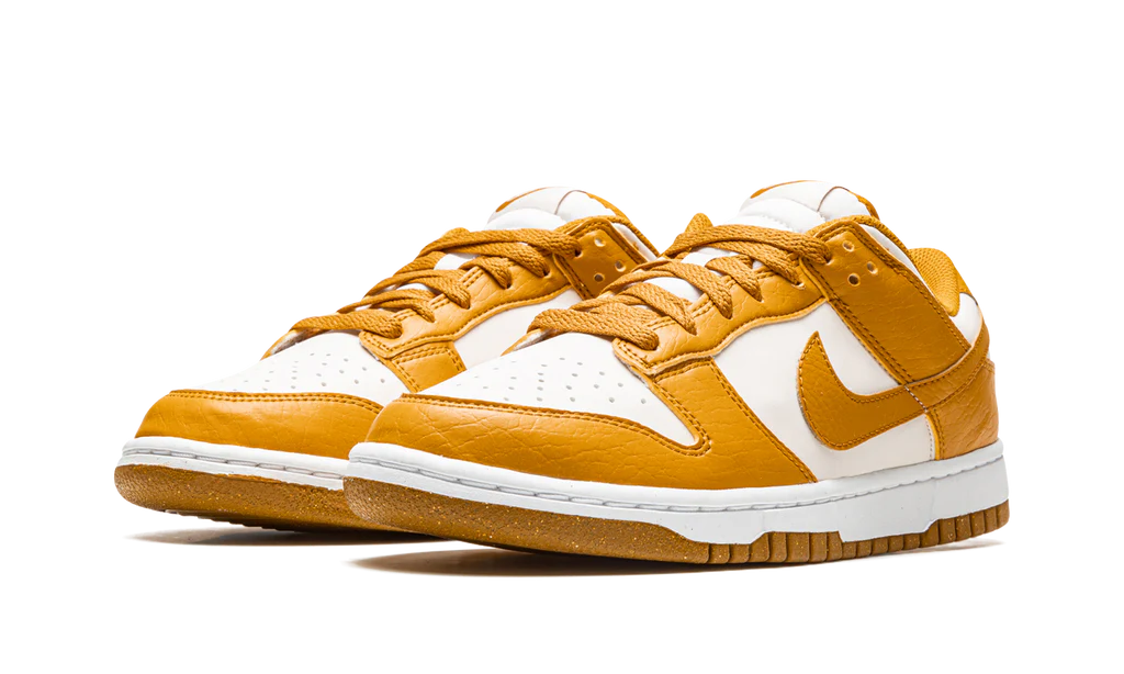 NK Dunk Low Next Nature Phantom Gold Suede