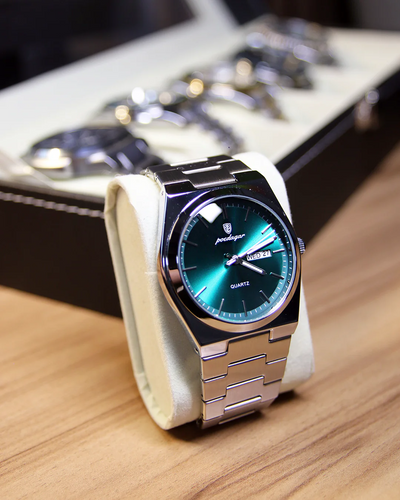 Emerald Steel Watch - Green