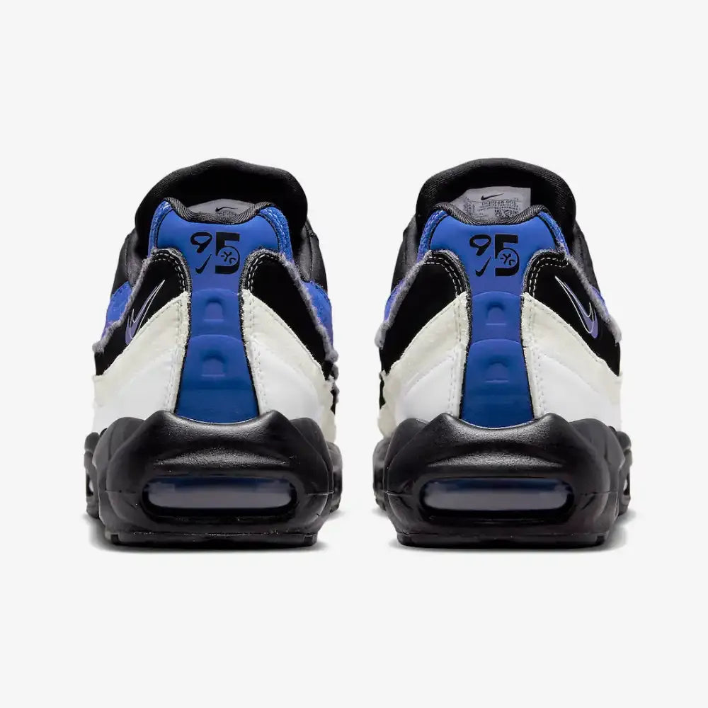 NK Air Max 95 Double Swooshes Black Blue