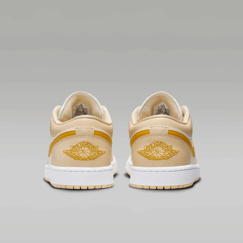 AJ 1 Low - Pale Vanilla White Yellow Ochre
