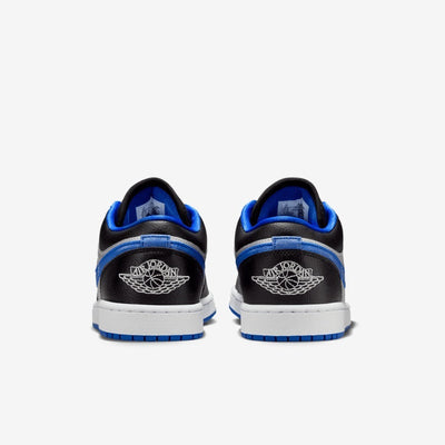 AJ 1 Low - Black White Game Royal Platinum